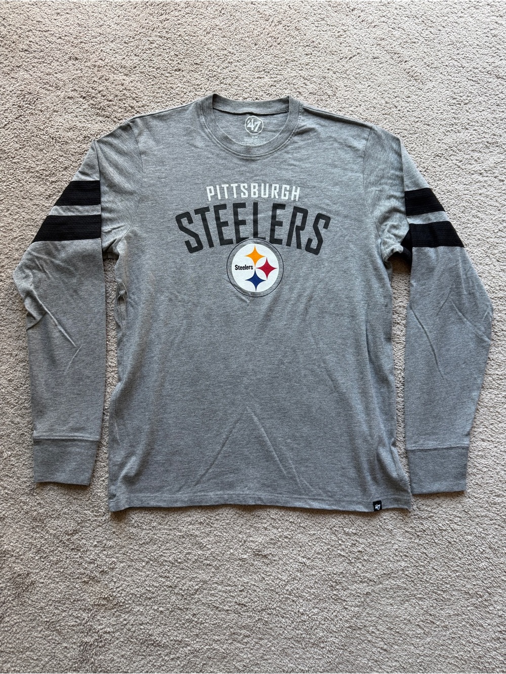 Pittsburgh Steelers 47 Brand Long Sleeve T Shirt